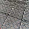 Б/у Платок-шарф CELINE 58см с узором Macadam по всей поверхности, смесовый шелк