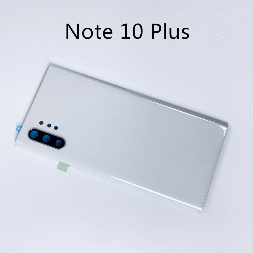 Для Samsung Galaxy Note 10 N970 N970F задняя панель для note10 Plus note10 + N975 N975F корпус задней двери с аккумулятором для камеры