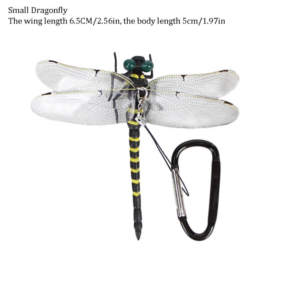 Artificial Dragonfly Clip Repellent Tool Mosquito Repellent Dragonfly Hat Clip for Outdoors