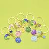 Брелок-подвеска "Луна и Звезда" - Парный аксессуар из сплава с капельной эмалью