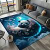 3D Мечта Животное Мультфильм Панда Милый Ковер Коврик для Гостиной Спальни Дома Украшение Дивана, Детский Коврик Нескользящий Напольный Коврик Подарок