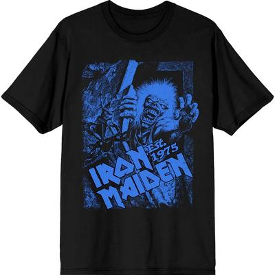 Iron Maiden Восток. 1975 Футболка No Prayer Grave Blue Размер S-4XL Высококлассная Роскошь для Мужчин и Женщин Топ Y2k