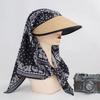 Polka Dots Beach Sun Hat UV Protection Bucket Hat Trendy Women's Headscarf Hat  Summer Outdoor