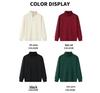 Unisex Trendy Casual Half-Zip Stand Collar Hoodie