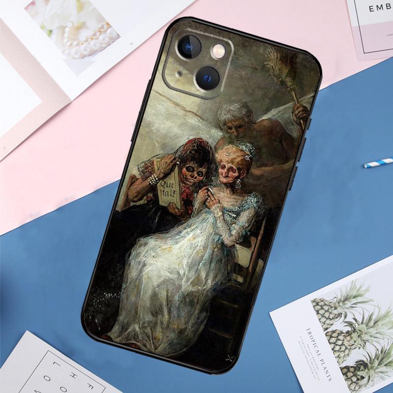 Spain Francisco Goya Art Phone Case For iPhone 11 12 13 14 15 16 Pro Max Mini Plus X XS Max XR Back Cover