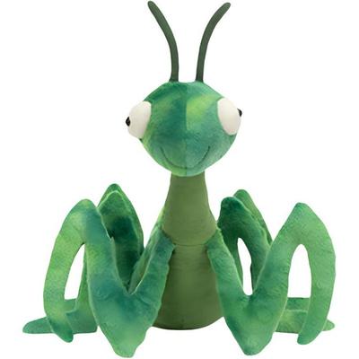 Jellycat Серия Насекомые Животное Значок Пенни Маленький Богомол Успокаивающий Зеленый Кукла Плюшевая Кукла Высотой 22 см