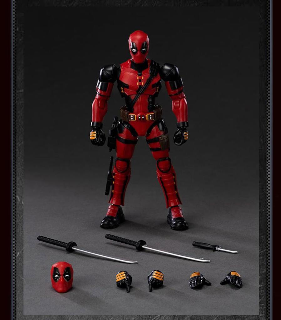 BLOKEES Doyusha Серия MARVEL CHANPION CLASS Пластиковая модель Deadpool 134 мм (приблизительно. высокий)