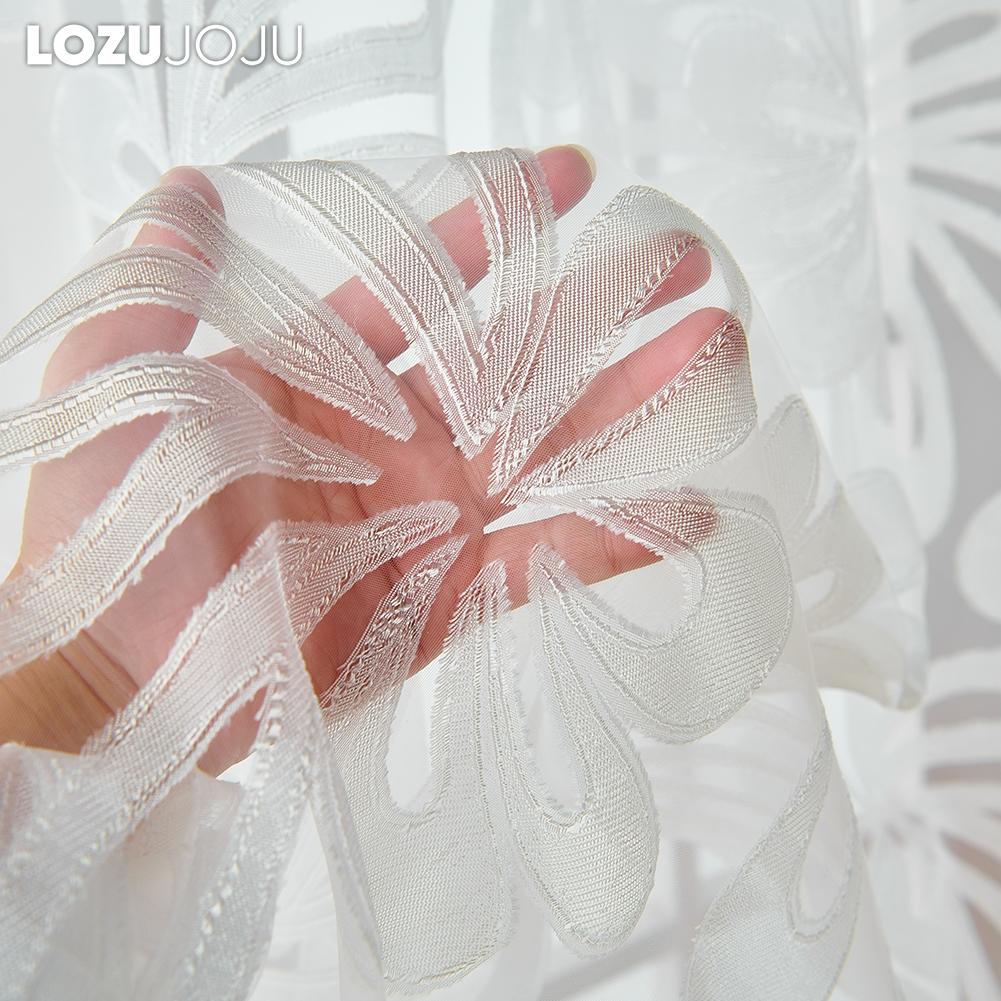 1 шт. LOZUJOJU 10% затемняющий тюль простая и универсальная европейская жаккардовая прозрачная занавеска для кухни, гостиной, спальни, балкона, окна, домашнего декора