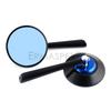 CNC Aluminum Motorcycle Rear View Mirrors Blue Lens Side Mirror Black Red Blue for Motorbike Scooter Moto Racing