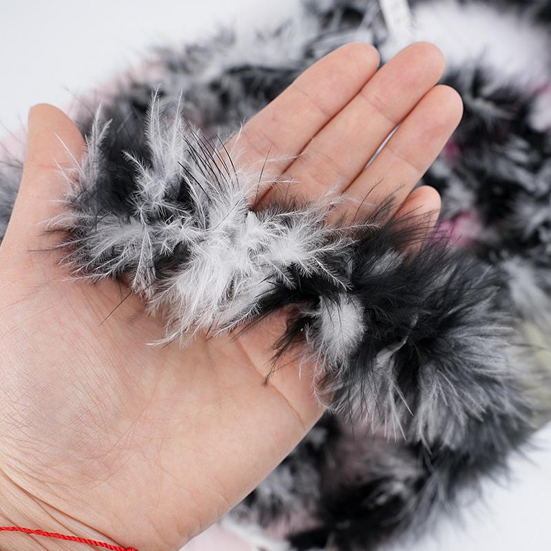 Красочные полоски перьев индейки для поделок и рождественских украшений