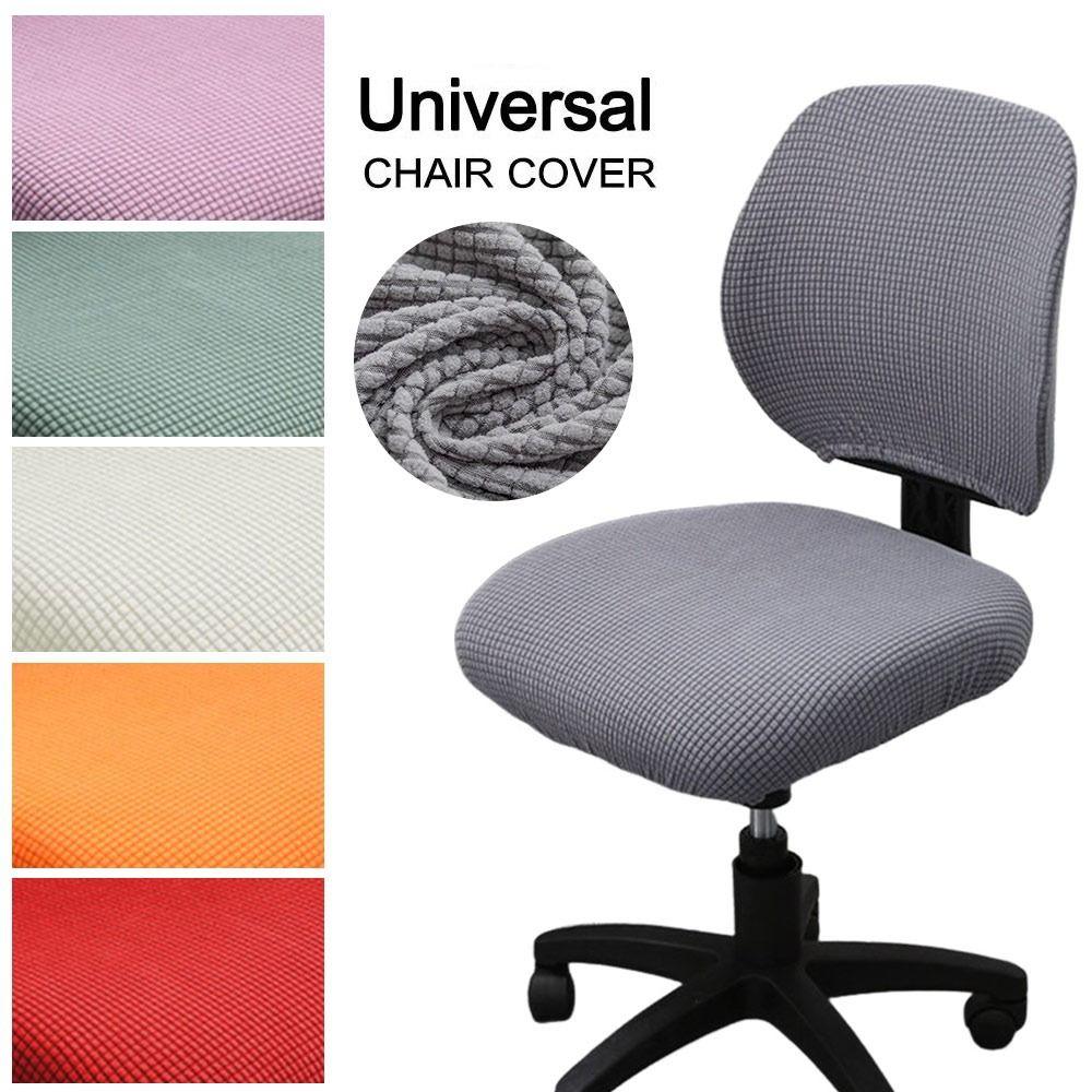 Elastic Jacquard Armchair Seat Cover Anti-dirty Lift Rotating Chair Cover  for Home&Office