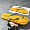 Fashion Yellow Casual Slippers Men Flip Flops Outdoor Summer Shoes Sale Non-Slip Beach Slides Men Home Slippers Chanclas Hombre