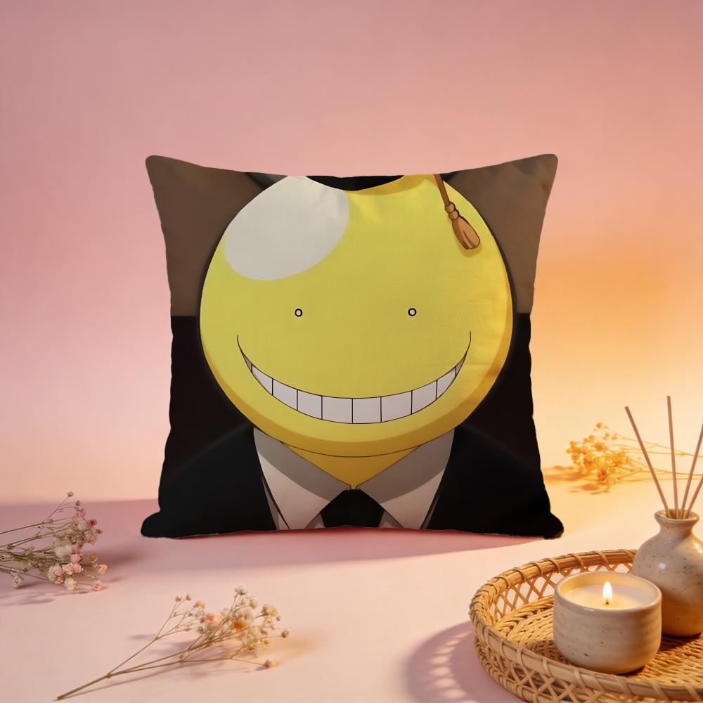 Trendy AAssassination Classroomed Cushion Cover Comfortable Durable Pillow Cover MultiScene for Home Office Car Sofa