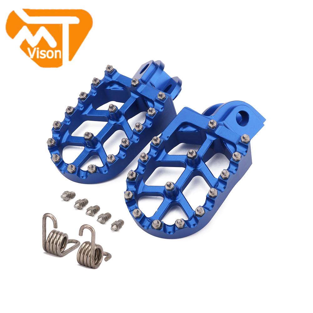Footpegs Motorcycle Aluminum Foot Pegs Pedals Rest for KTM SX SXF EXC EXCF XC XCF XCW XCFW SMC 65 85 125 150 200 250 350 450 530