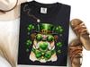 Bulldog St Patricks Day Shirt, Bubble Gum Bulldog Paddys Day Tee, Dog Lover Gift