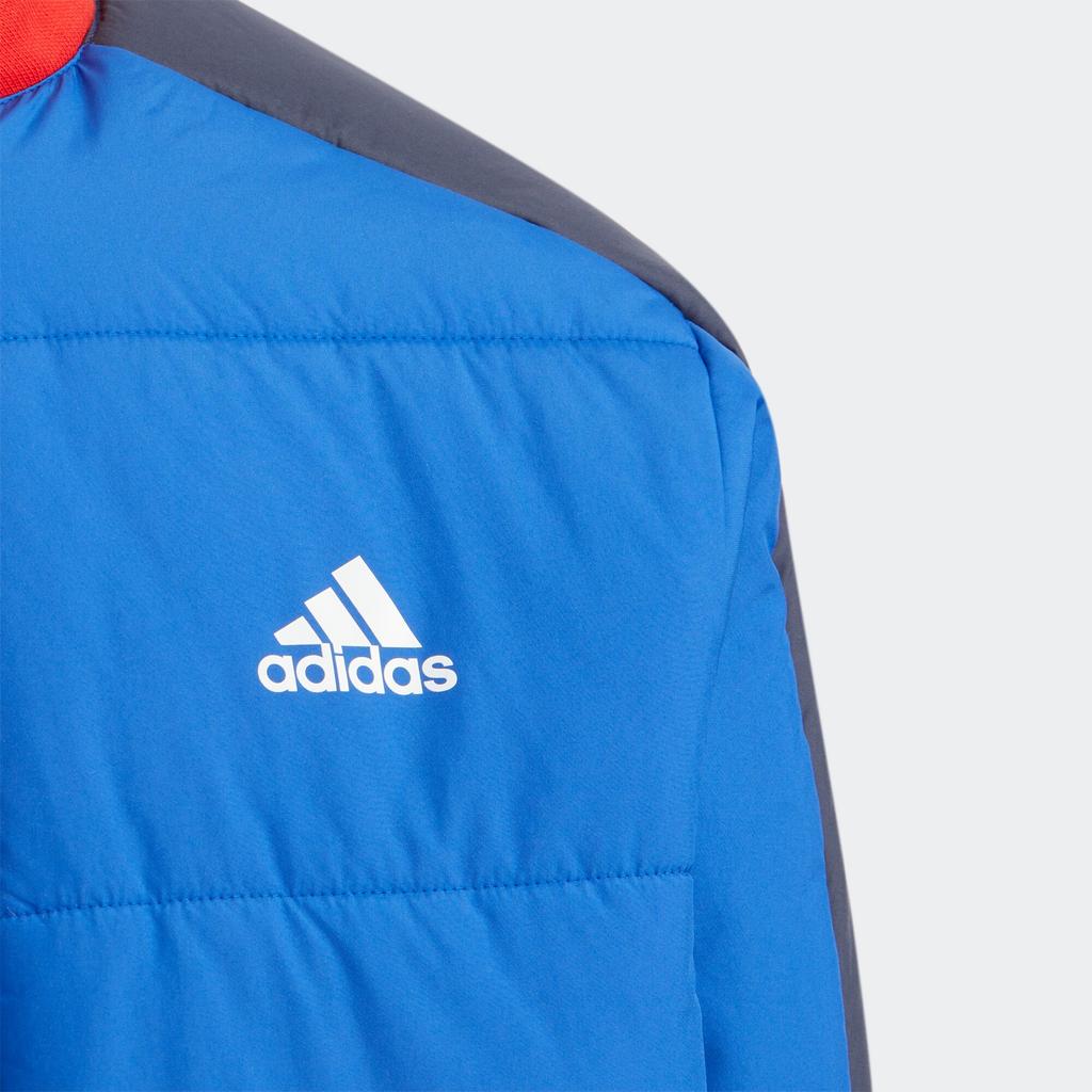 adidas Стеганая куртка, синяя, детская, HY0564
