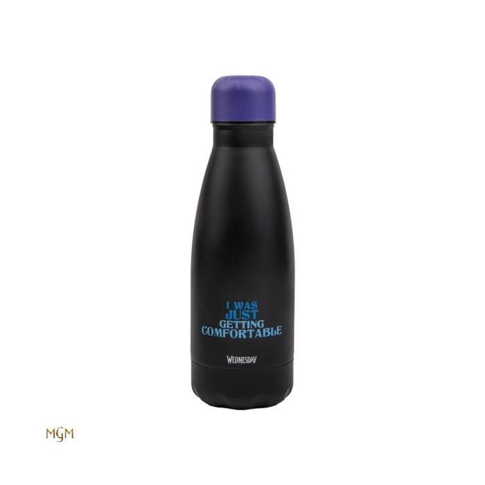 Bouteille Isotherme - CINEREPLICAS - Mercredi - Coffin - 500 Ml - Acier Inoxydable - Noir