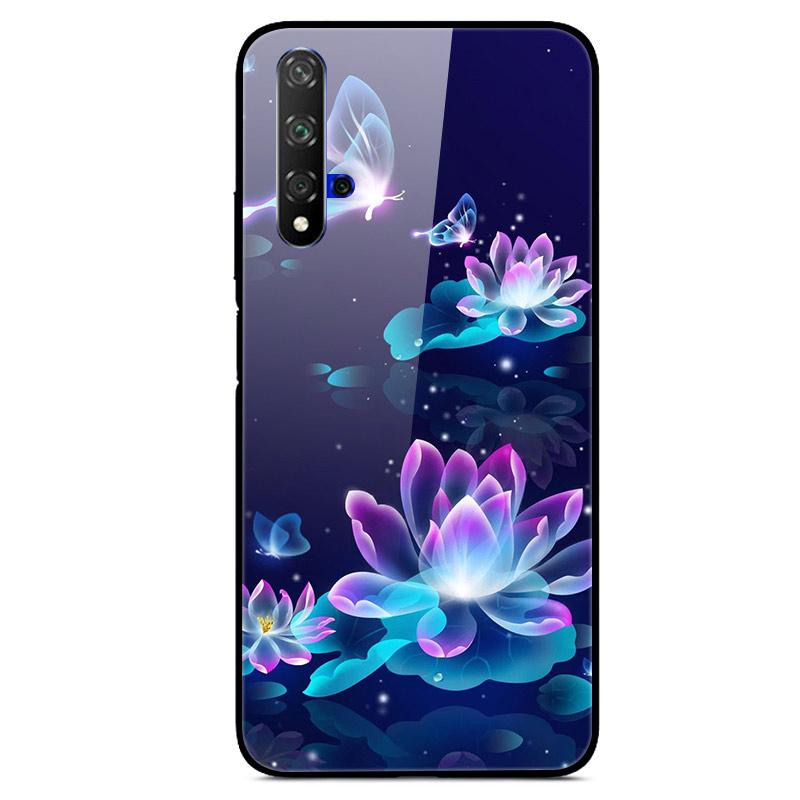 For Huawei Nova 5T Case Tempered Glass Cover 3D Cat Printing Case For Huawei Nova 5T 2019 5 T Phone Case For Huawei Nova5T Cover