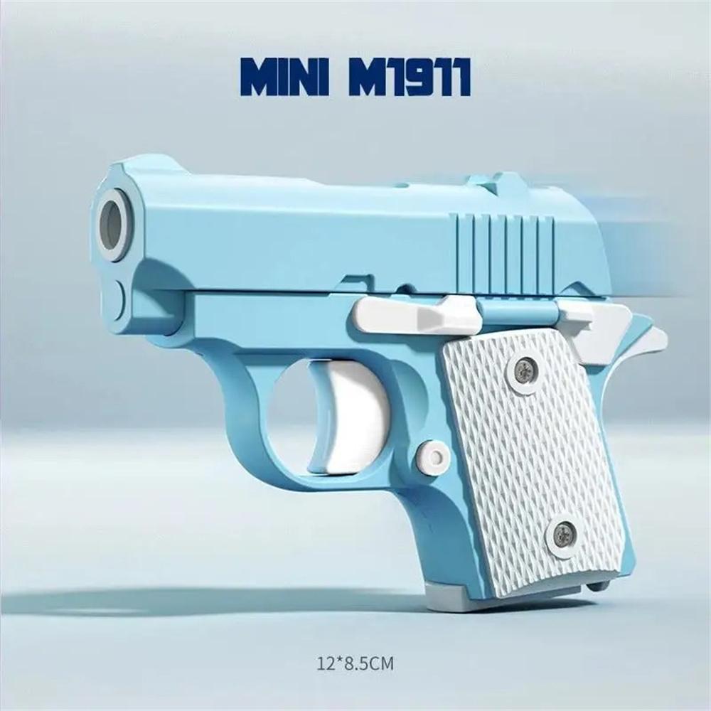 Игрушки 1911 3D-печатный маленький пистолет Мини-пистолеты для снятия стресса и fidget для взрослых Подходит для снятия СДВГ, тревожности Подарок для детей