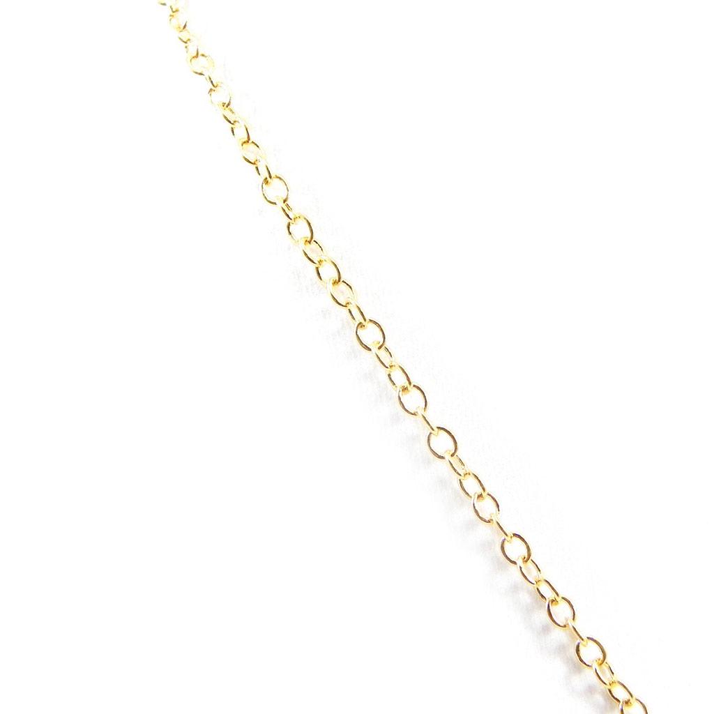 Les Trésors De Lily [G9410] - Позолоченное колье «Любовь» - 13x10 мм