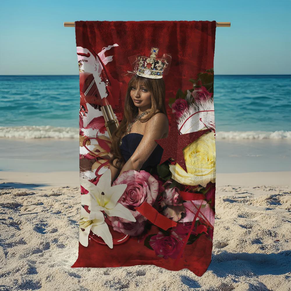 PinkPantheress Fancy That Towel Beach Quick Dry Pool Camping Towels Travel Soft Gift Gym Shower Sports