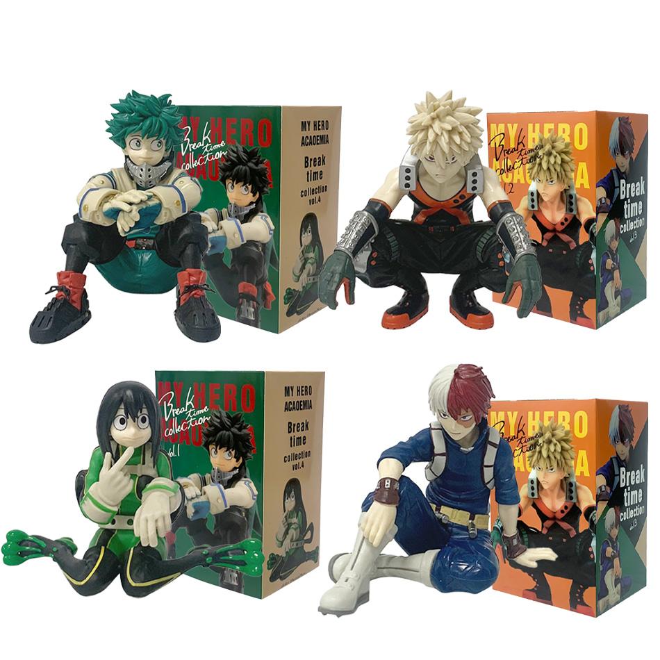 12cm My Hero Academia Anime Figure Midoriya Izuku Todoroki Shouto Bakugou Katsuki Action Figures Anime Character Model Toy