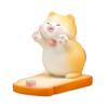 Держатель для телефона в виде кота, резиновая подставка для телефона в виде котенка из мультфильма, украшение для стола, подставка для мобильного телефона для всех мобильных смартфонов, планшетов