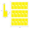 Cable Label Waterproof Network Wire Sticker Waterproof Cable Label Sticker  Label Sticker