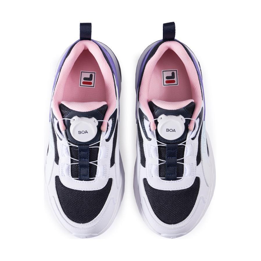 (GS) FILA Volante 2 Sneakers 'White Purple Black' Kids' K15G111108ANP