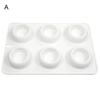 Mousse Cake Mold Food Grade BPA Free Heat-Resistant Dishwasher Safe 6-Cavity DIY Fondant Chocolate Mold