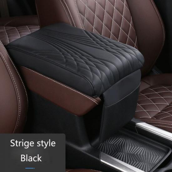1PCS Car PU Armrest Cushion Cover Center Console Box Pad Protector Memory Cotton