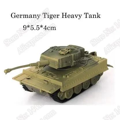 1/72 4D Plastic Assemble Tank Kits World War II Model Puzzle Assembling Military Sand Table Toys For Children