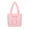 Bear Design Adorable Plush Tote Bag In Various Colors For Trendy Everyday Fashion