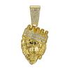 Men's Hip Hop 3D Crown Lion Head Pendant Necklace, with 13mm Cuban Chain  Animal Lion Head Rock Necklaces Fashion Punk Jewelry