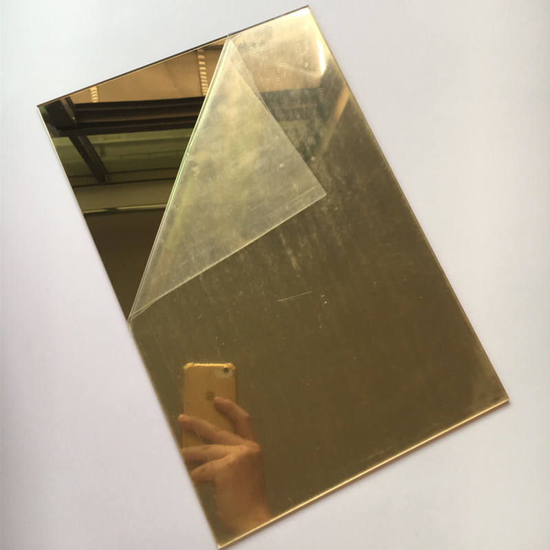 Листы акрилового плексигласа с зеркальным покрытием (золото/серебро) Plexi Glass для вывесок, DIY-проектов, поделок, свадебных табличек, фото-досок