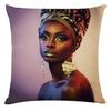 Home Decor Fashion Afro Black Women Girls Sofa Pillowcases Bedroom Living Room Decor Cushion Covers