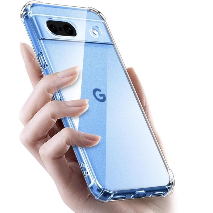 Coque pour Google Pixel 8a - Antichoc Protection TPU Souple Transparent Phonillico