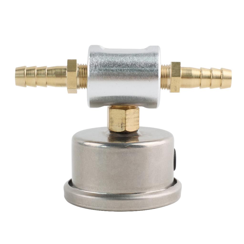 Универсальный 1/8Npt топливный манометр жидкостный полированный корпус 0-160Psi и комплект адаптеров для автомобильных систем впрыска топлива