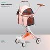 Luxury Lightweight Detachable Pet Stroller for Dogs and Cats - Perfect for Cross-Border Walks
