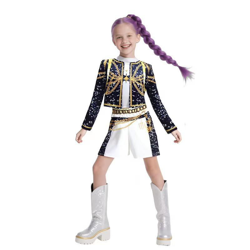 Косплей-костюм для Хэллоуина - Набор Руми Зои Милы - Европейская и Американская Девичья Группа Охотников на Демонов