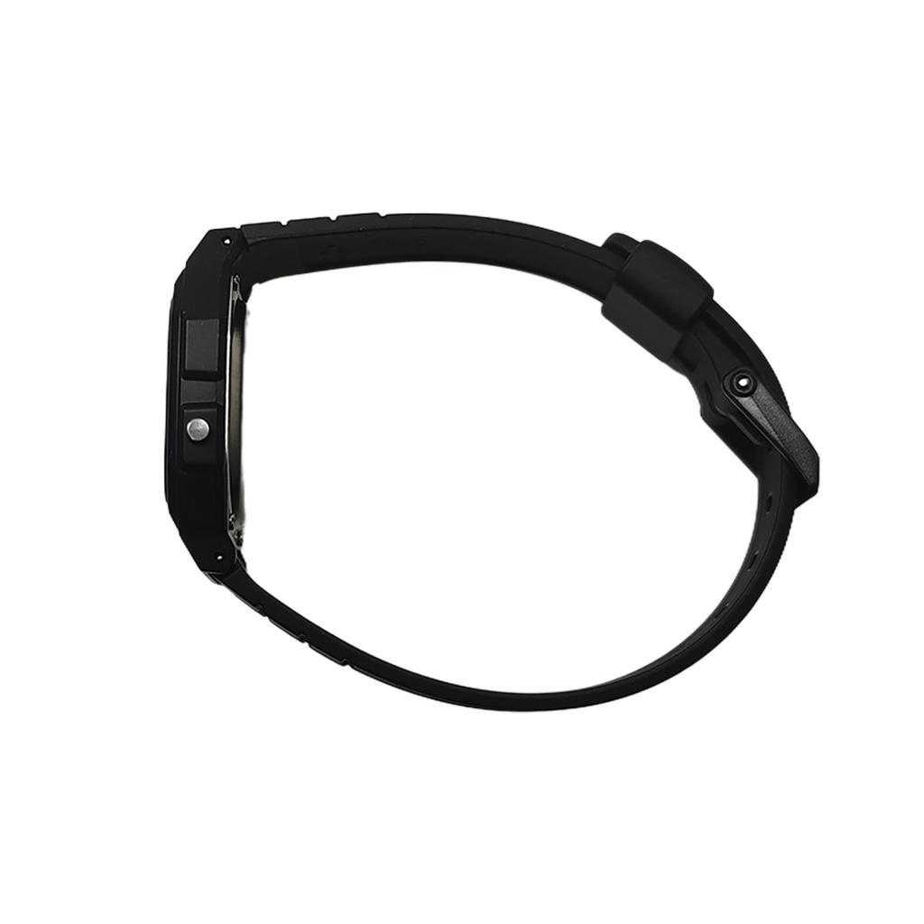 Casio Унисекс кварцевые часы с ремешком из смолы, черный циферблат, F-91W-3(Watch5--Изумрудный Фло)