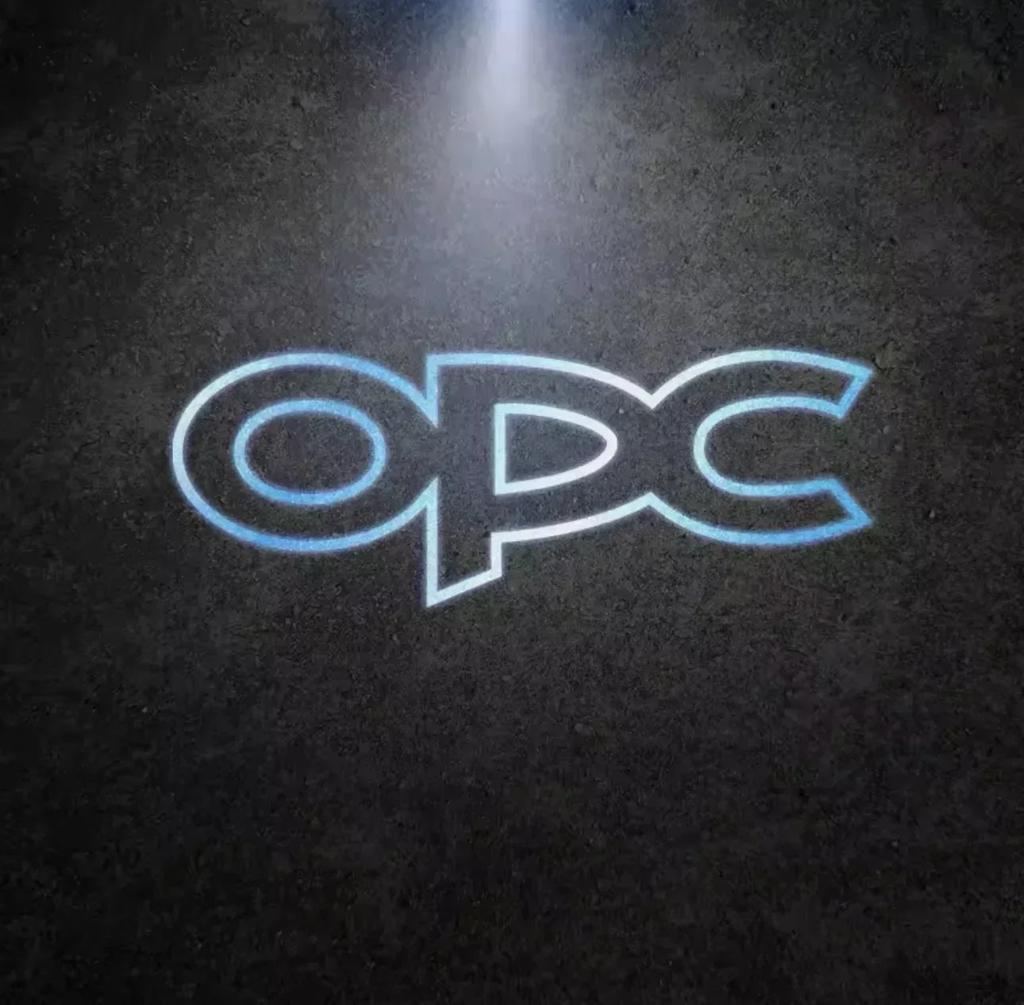 Светодиодные лампы-проекторы с логотипом OPC Line для дверей автомобиля Vauxhall Opel Corsa Astra Vectra Crossland, аксессуары, декор