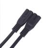 IEC 320 C8 2Pin Male To 2 X C7 Female Y Split Power Cable Около 28 см IEC 320 C7 To C8 Удлинительные шнуры C8 Male To C7 Female Cable