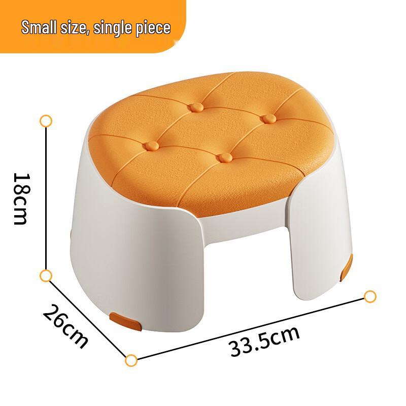 Nordic Thickened Plastic Low Stool