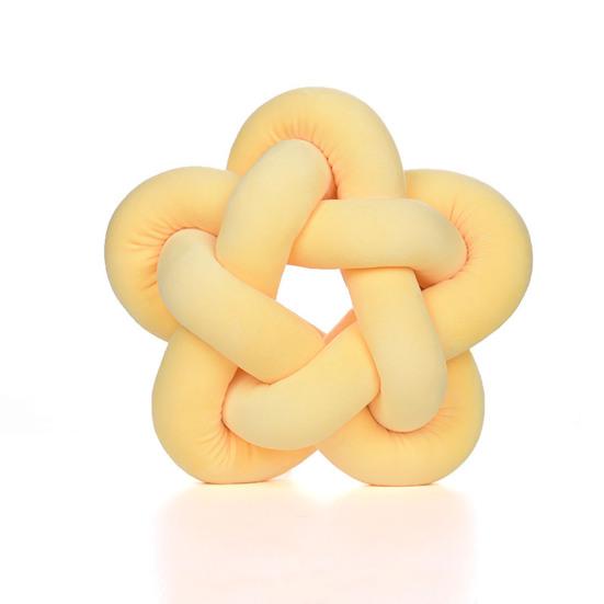 Декоративная подушка Four Seasons, снижающая стресс, эластичная, практичная INS, вязаный узел, звездообразная подушка для спинки дивана для офиса