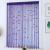 Shiny Rose Flower String Curtain Room Divider Tassel Window Curtain Door Curtain  Home Decor