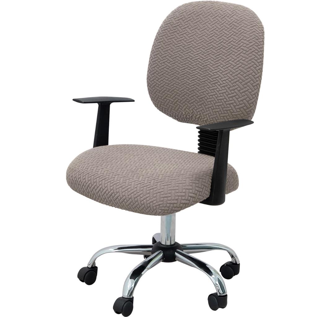 Жаккардовые эластичные чехлы на офисные компьютерные кресла, чехлы на сиденья для кресел, съемные, моющиеся, защита для вращающихся кресел