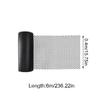 1PC Sleek Fence for Yard Protection Animal Barrier Industrial Black Durable Thickened Mesh Flowers Multiple Sizes Available