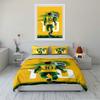 Yellow Brazil Soccer Bedding Set Bedding Duvet Cover Set Duvet Cover Pillowcases Home Decor (1 * Duvet Cover 2 * Pillowcases, without duvet insert)