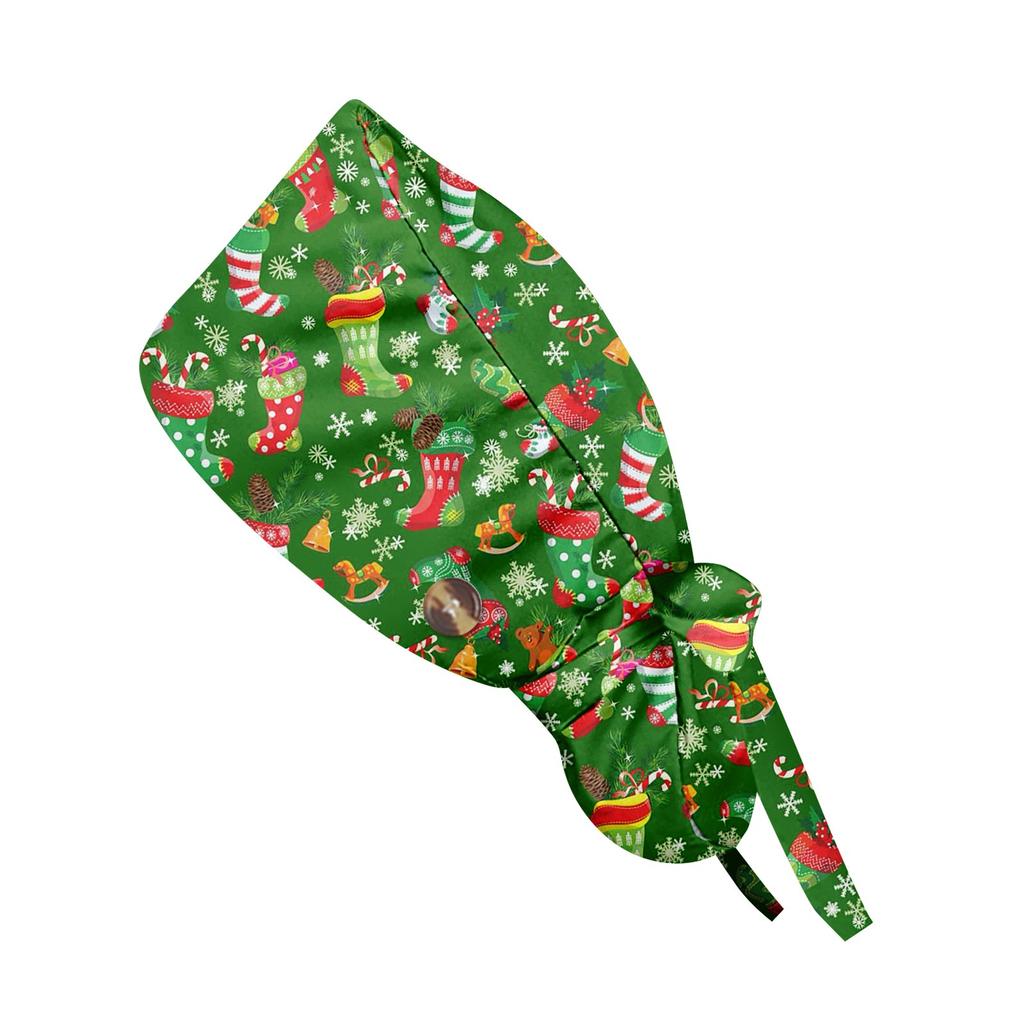 Модная рождественская рабочая кепка с принтом, повседневная женская кепка с хвостиком, кепка с повязкой, кепка Baotou